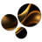 Gold Black Surreal Tides II - Fractals Metal Art