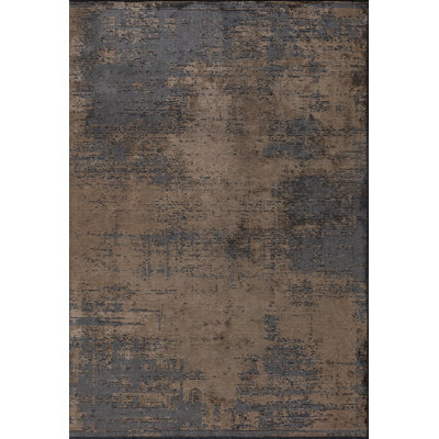Rapture Gray/Brown Abstract Luxury Area Rug