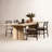 Loma Emerald Dining Table-Bleached Oak