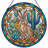 Stained Glass Stained Glass Window Panel，7.8H-1968573457
