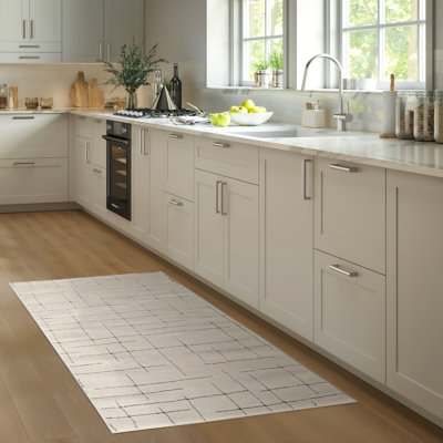Tapis de couloir minimaliste Abani Orith