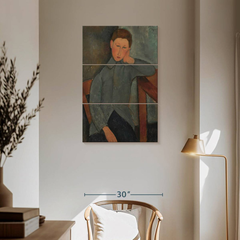 Leisha The Boy, 57" H x 36" W