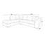 Canapé modulaire en cuir véritable de 126 po de large Rameek-35667866-135303282