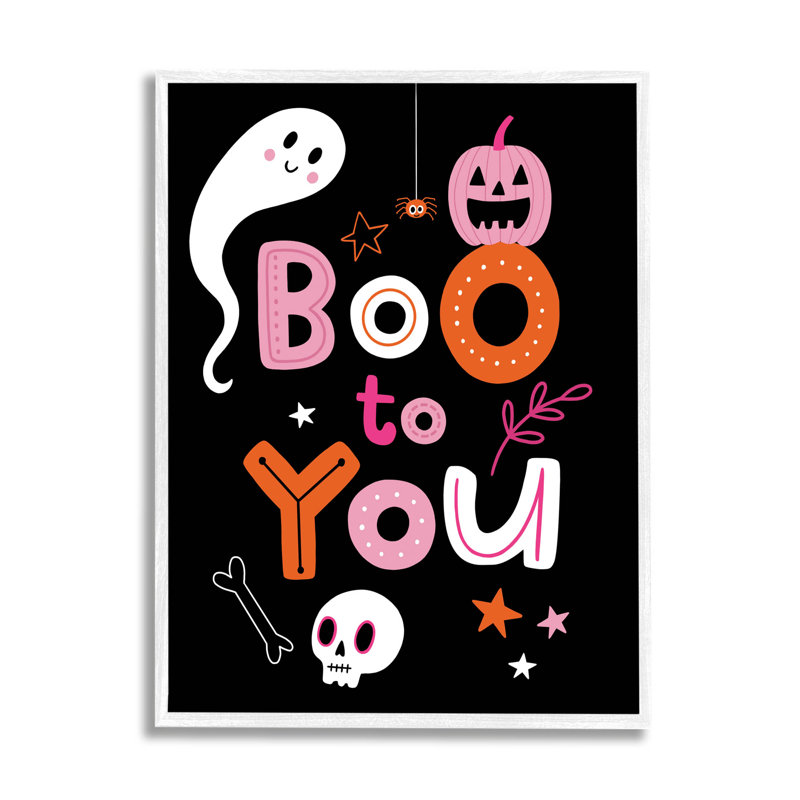 «Boo To You» souriant à-241, H 20 po x l 16 po x P 1,5 po, Giclée encadrée blanc bord de mer