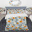 Ensemble de housse de couette rétro hexagonal ix mid-century-40702723