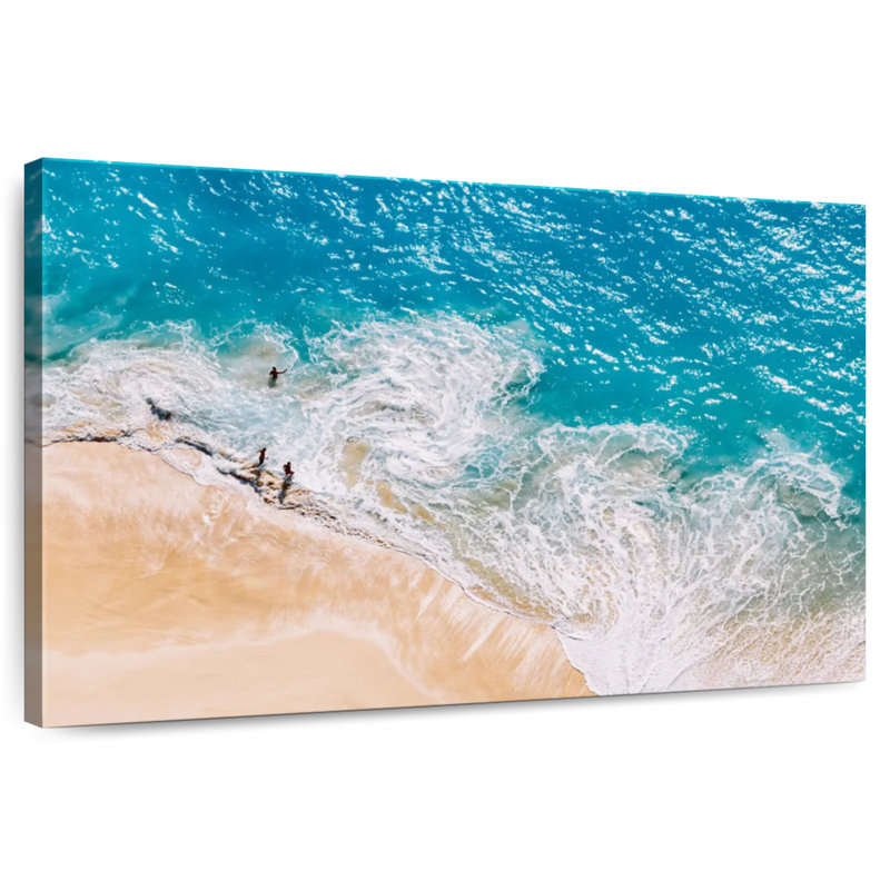 Gillard Tropical Beach Waves, 24" H x 36" W