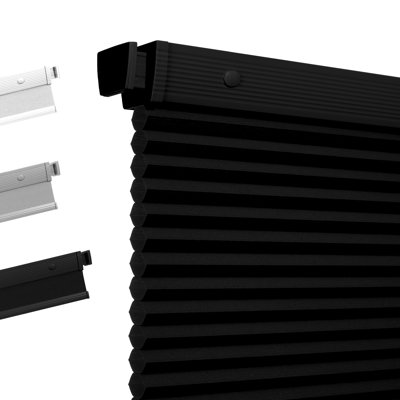Cordless No Drill Cellular Shades, Blackout / Light Filtering Honeycomb Blinds Pleated Thermal Insulated Window Shades for Indoor Windows, Home and Office, 47" W x 48" H