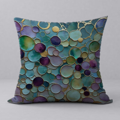 Abstract Reversible Throw Pillow