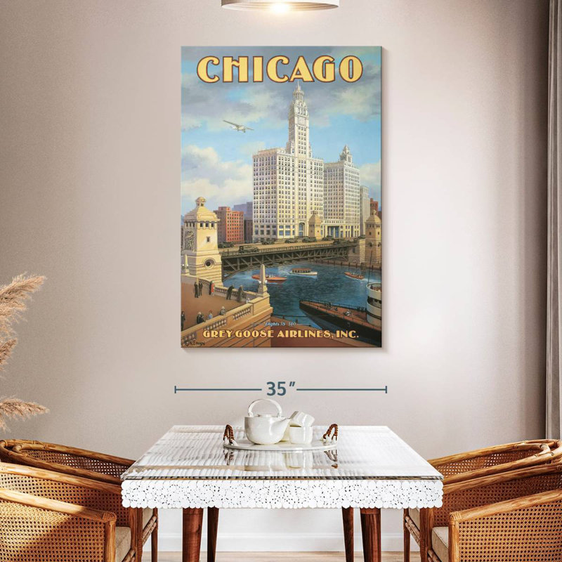 Sireci Chicago, 51" H x 34" W