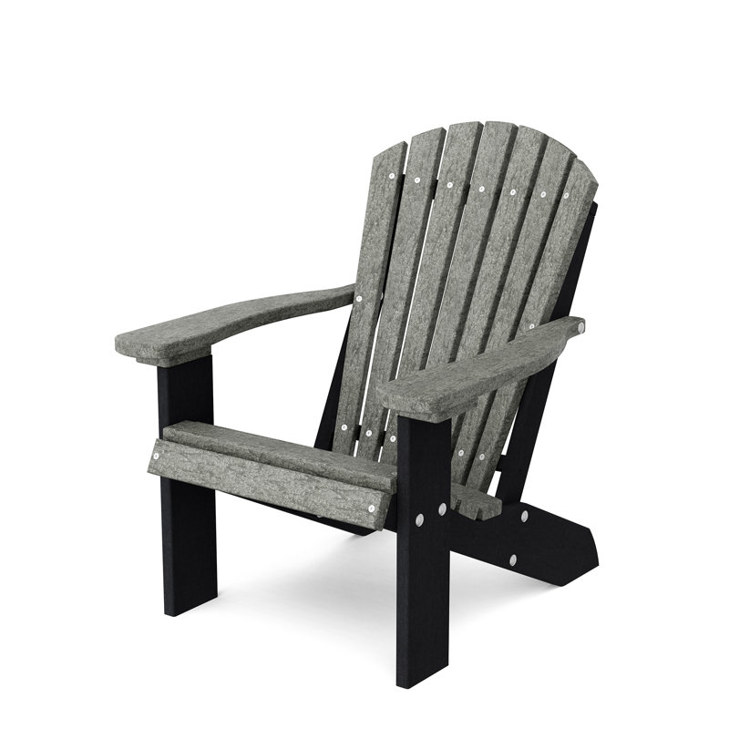 Chaise Adirondack pour enfant Heritage, Dark Grey/Black