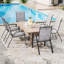 Stackable Outdoor Patio Dining Side Chair-864597525