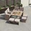 Parkson 8-Seater Dining Set with Cushions, UKFR Certified-235300574