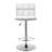 Stuart Swivel Upholstered Adjustable Height Counter Stool with Metal Frame-93374765