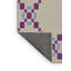 Tapis brun clair/violet tissé à la machine-639896623