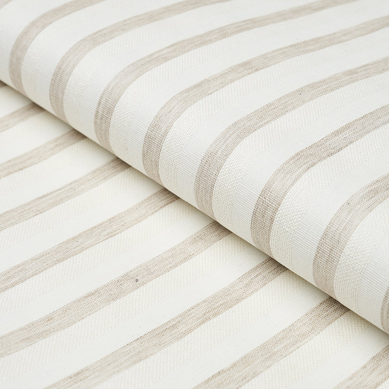 Textured Linen Stripe Wallpaper