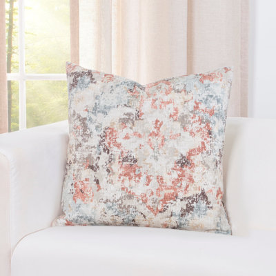 Geometric Cotton Reversible Throw Pillow
