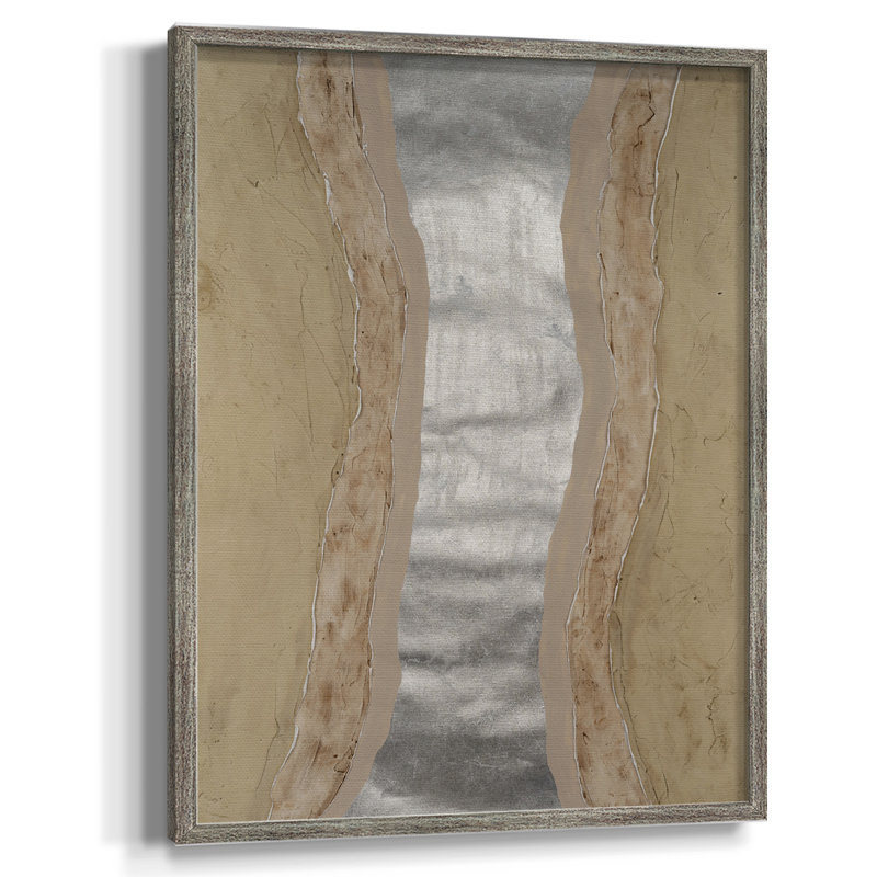«Silver Lake II», reproduction encadrée - bois massif, H 11 po x l 9 po
