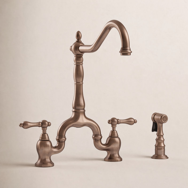 Robinet de cuisine Kingston, Cuivre antique