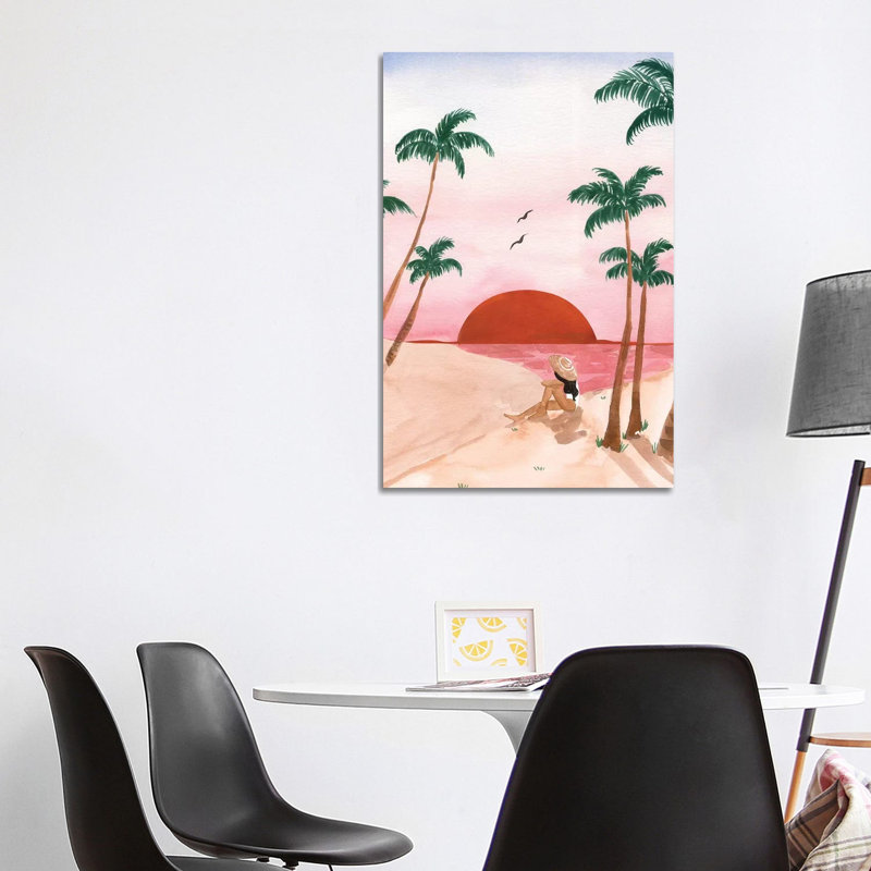Sunset Dreamer II by Sabina Fenn - Painting on Canvas, 101.6cm H x 66.04cm W x 1.91cm D, Wrapped Canvas