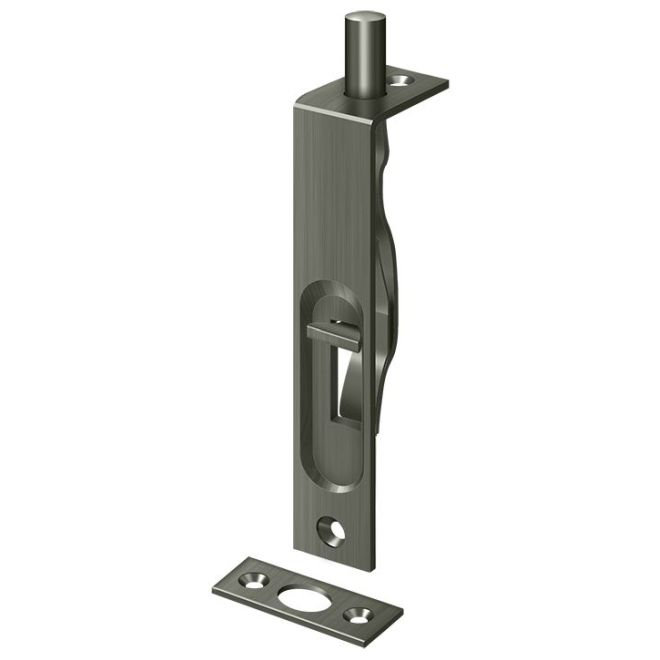 Latch/Catch/Bolt, Antique Nickel