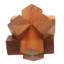 Sculpture puzzle blocks magique teck