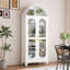 Grande armoire de rangement arquée en métal-72110832