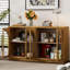 Buffet, table de buffet, armoire de salle à manger, crédence de bureau avec portes arquées-1094333589