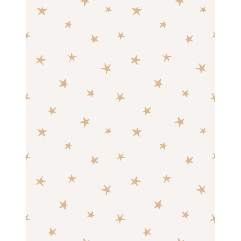 Childrens Star Wallpaper, Beige