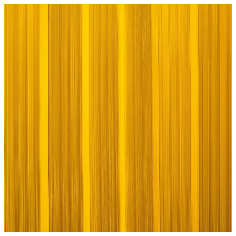 Housses de couette à rayures verticales jaunes, Lit simple