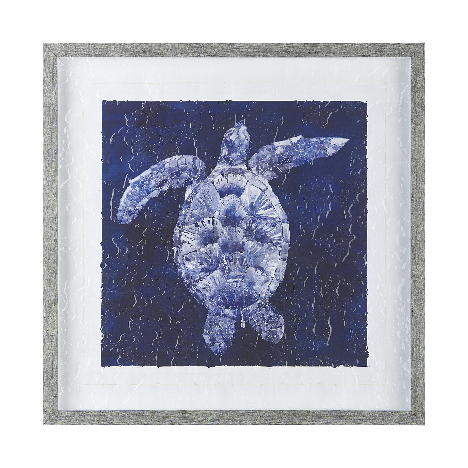 Rosecliff Heights Sea Turtle Shadow II by Grace Popp a Hand Embelished ...