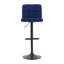Myda Swivel Upholstered Adjustable Height Counter Stool with Metal Frame-427332325