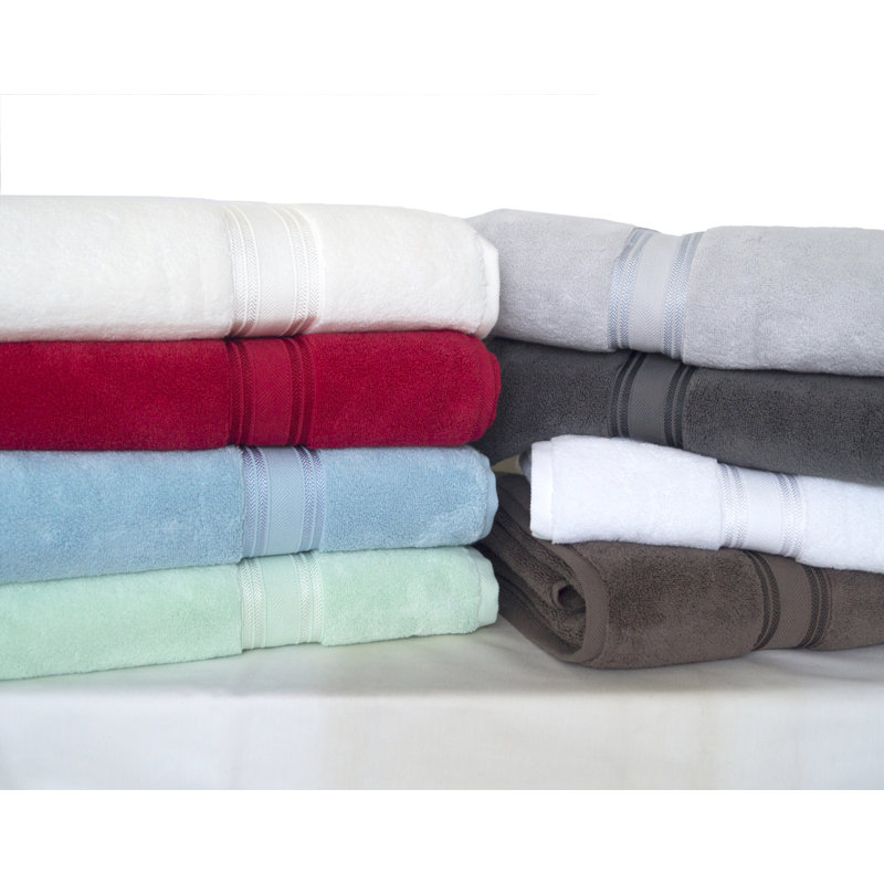 Brecken Cotton Midweight Bath Sheet, Chocolate