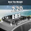 63 x 43 x 6,3 pouces 220 lb en acier inoxydable antirouille pour toit rigide