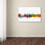 "Mardiros" Newcastle England Skyline II "par Michael Tompsett, impression sur toile tendue-12629795