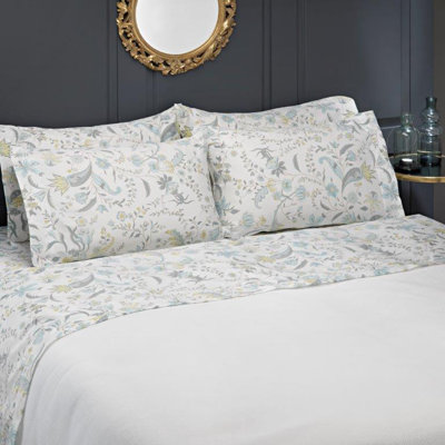 Botanical 100% Cotton Floral Sheet Set