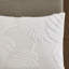 Housse de couette 3 pièces en coton doux pour chambre à coucher, lit double / grand avec motif de feuilles-122454301
