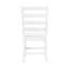 De 2 chaises d'appoint en bois blanc, capacité de poids de 250 lb