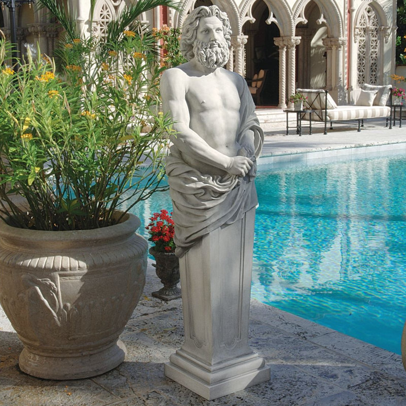 Statue de l’extrémité du jardin jupiter