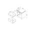 Table de chevet 2 tiroirs Lilak-42971788