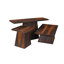 Ensemble de table de salon en bois massif-129107861