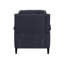 Fauteuil inclinable électrique bleu marine Jodena avec garniture cloutée-1988471105-1983947269