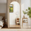 Carlyann Aluminium Framed Freestanding Full Length Mirror-398171638-365095603