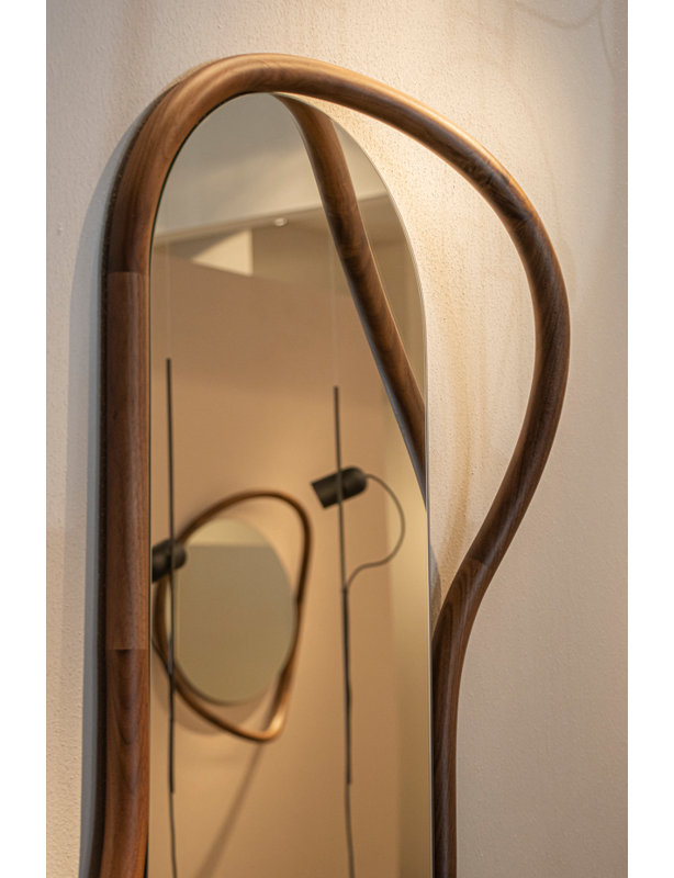 Unut Novelty Solid Wood Wall Mirror