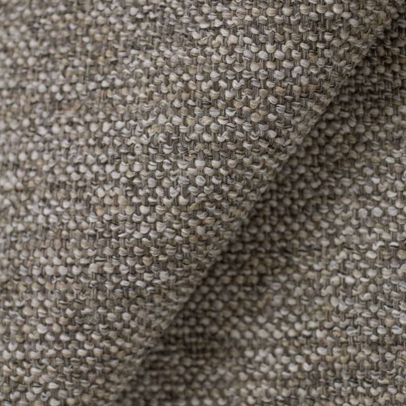 Lit tapissier standard en coton Marquise, Très grand, Tweed granit Milsap