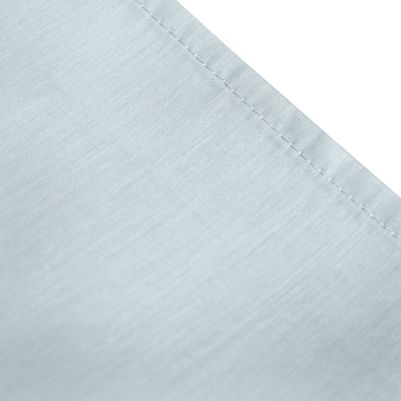 Ivka Plain Weave / Muslin Fitted Sheet, Duck Egg Blue, Kingsize (5')