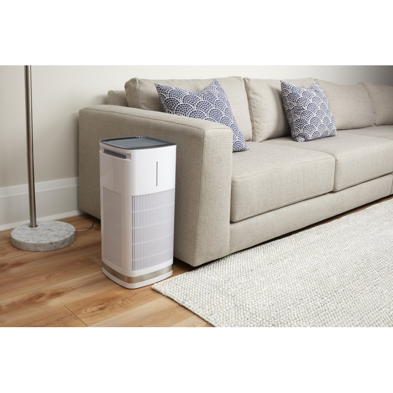 White Energy Star Freestanding HEPA Air Purifier