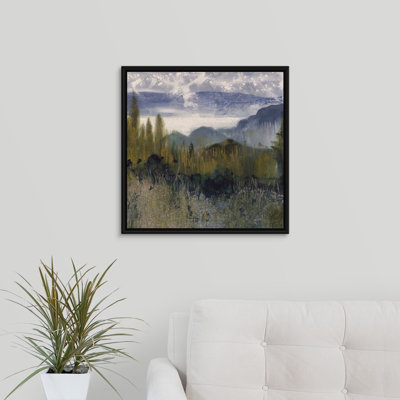 « distante peak », peinture sur toile