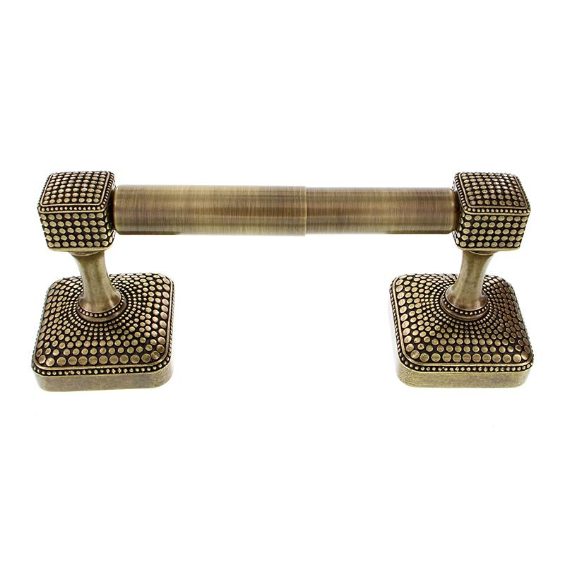 Tiziano Wall Mounted Toilet Paper Holder, Antique Brass