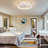 24'' Flush Mount Dimmable Ceiling Fan With LED Lights Bedroom Ceiling Fan-1203582114