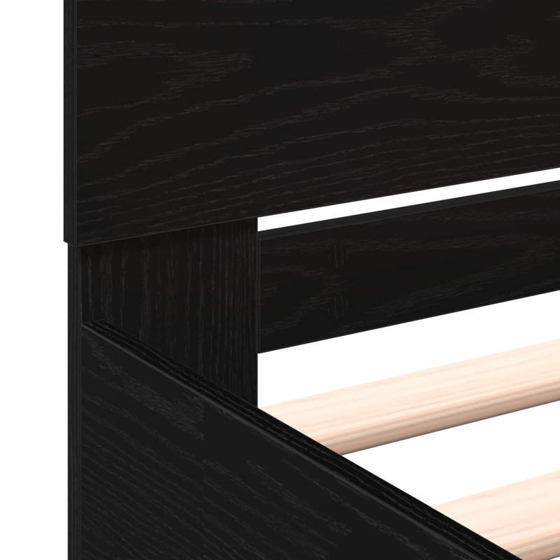 66-3 Bed, Black Oak